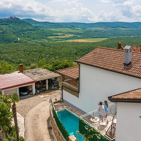 度假居 Belveder Motovun With Heated Pool